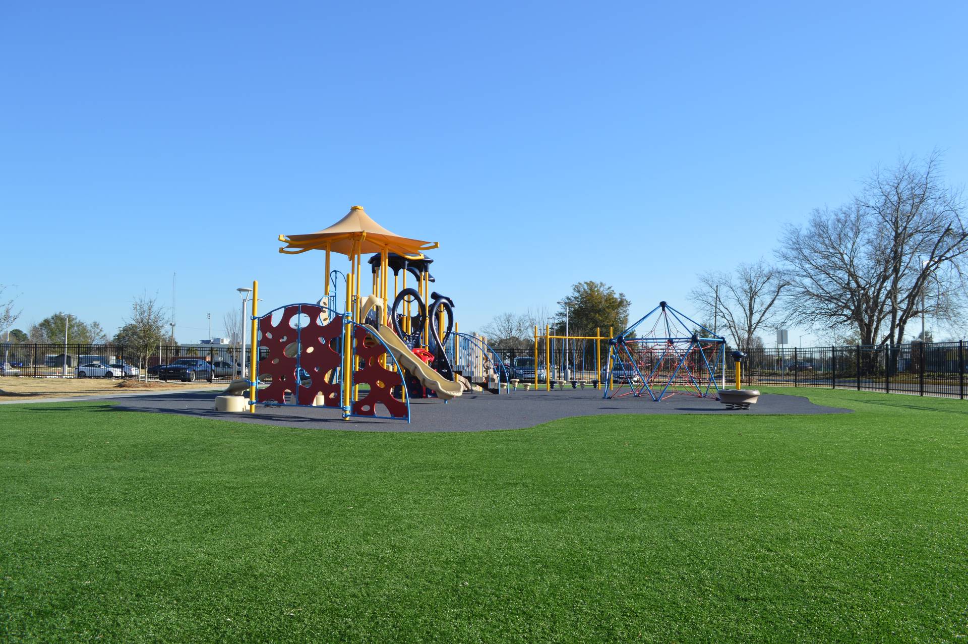 Los Angeles Artificial Playground Turf by Southwest Greens of Southern California